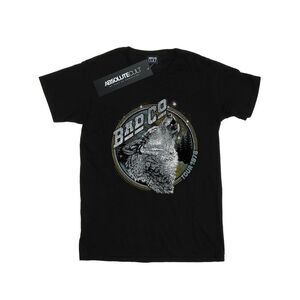 Bad Company Womens/Ladies Wolf Tour 1976 Cotton Boyfriend T-Shirt / Black